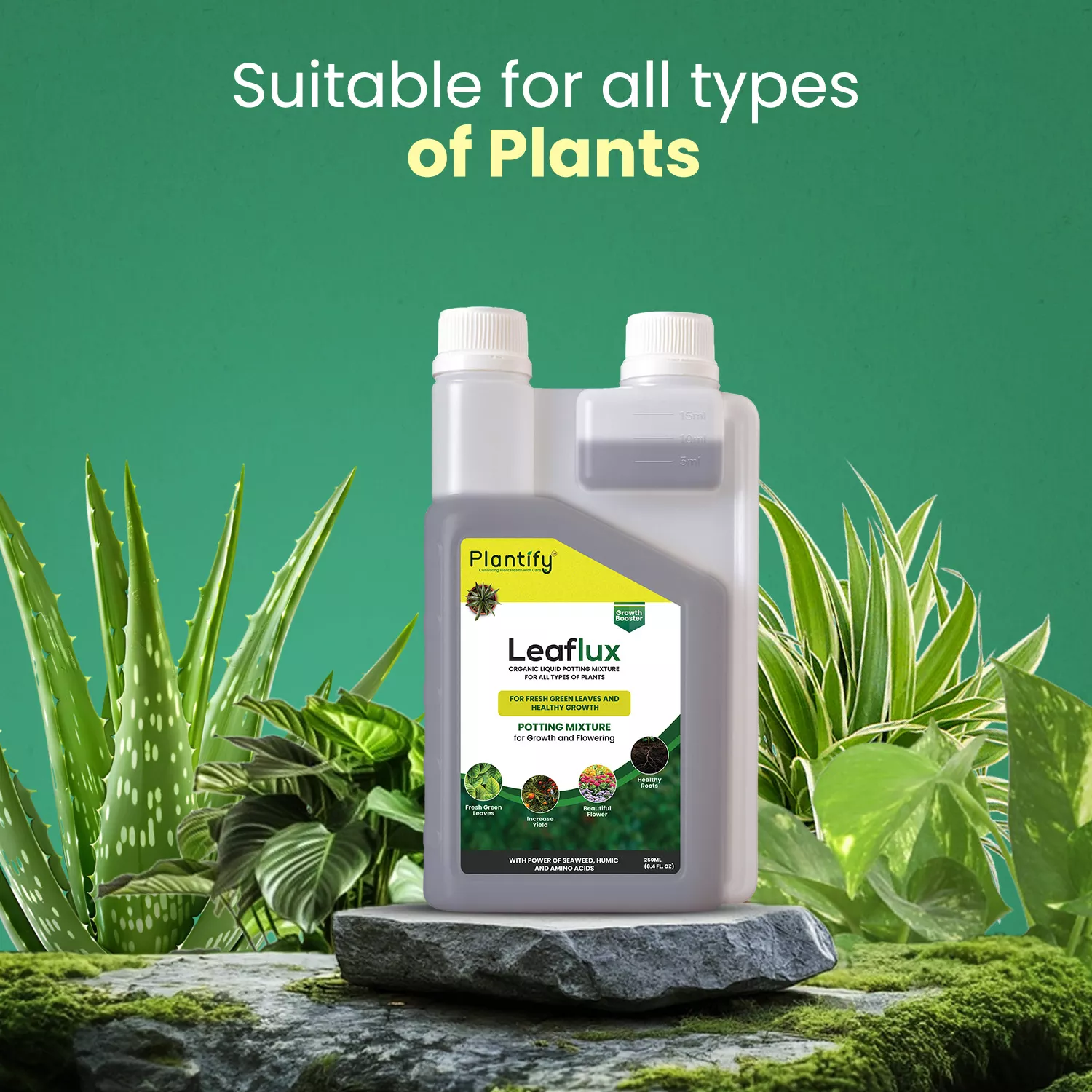 Plantify Leaflux- Organic Plant Growth Booster for Healthy Roots & Yields - Image 4