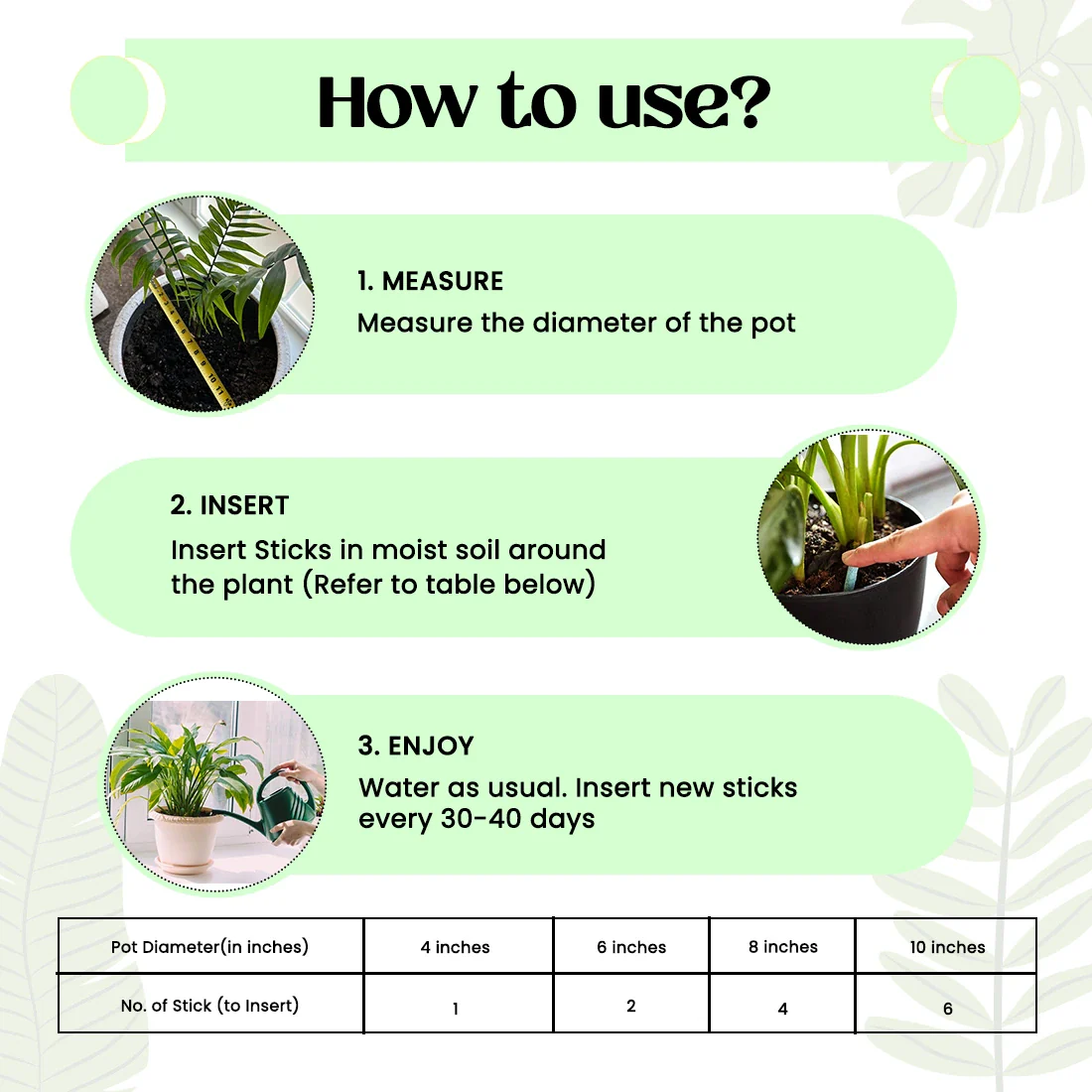Plantify Plant Food Sticks - Organic Indoor Plant Nutrition - Image 4